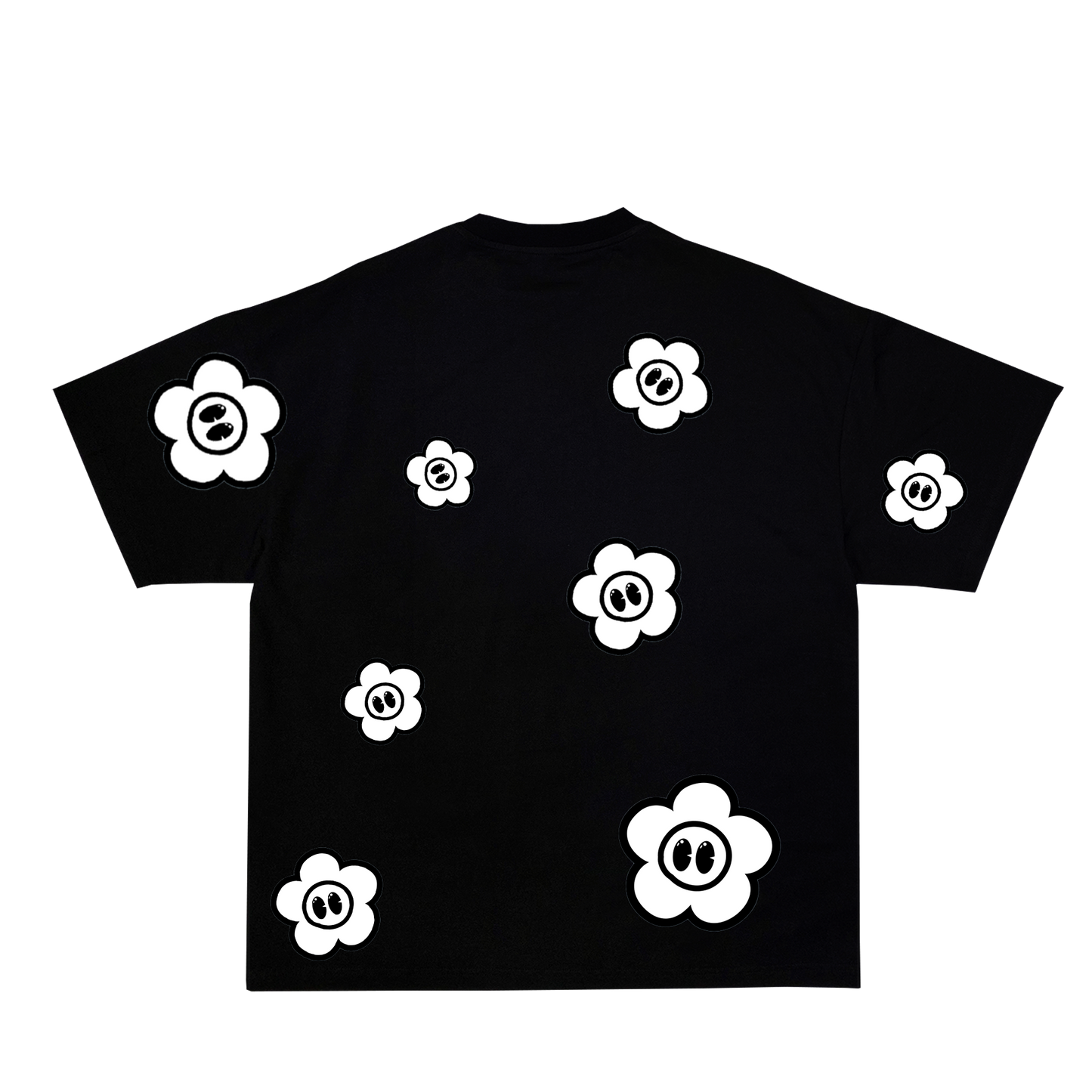 FANATIC FLORAL TEE (BLACK)