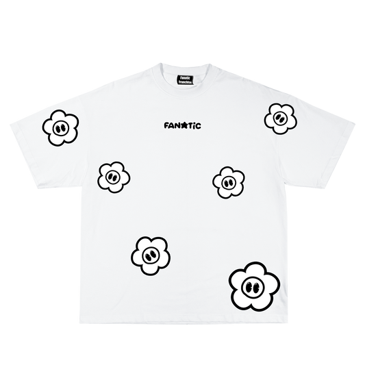 FANATIC FLORAL TEE (WHITE)