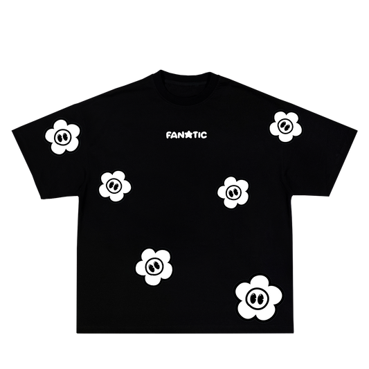 FANATIC FLORAL TEE (BLACK)
